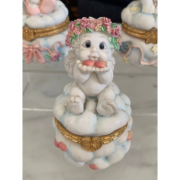 Vintage Dreamsicles Figurine Trinket Boxes Bundle - Picture 3 of 10